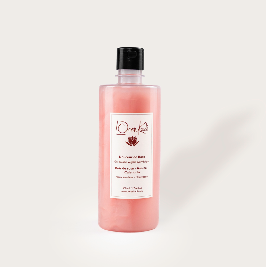 Savon ayurvédique liquide - Douceur de Rose 500ml