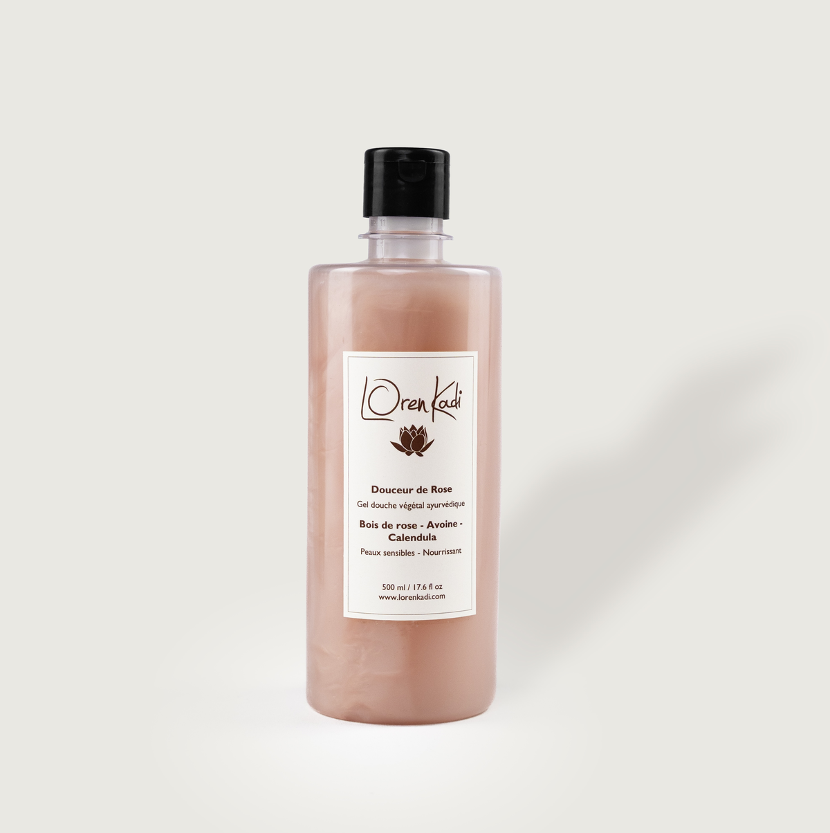 Savon ayurvédique liquide - Douceur de Rose 500ml