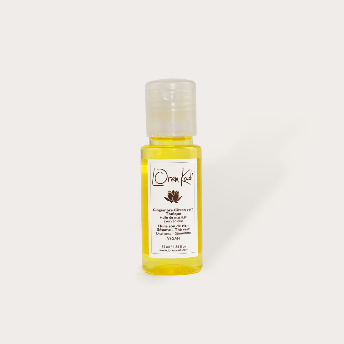 Mini Huile de massage ayurvédique Gingembre-Citron vert 55ml
