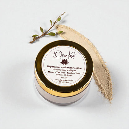 Masque visage ayurvédique Réparateur - Peaux acnéiques